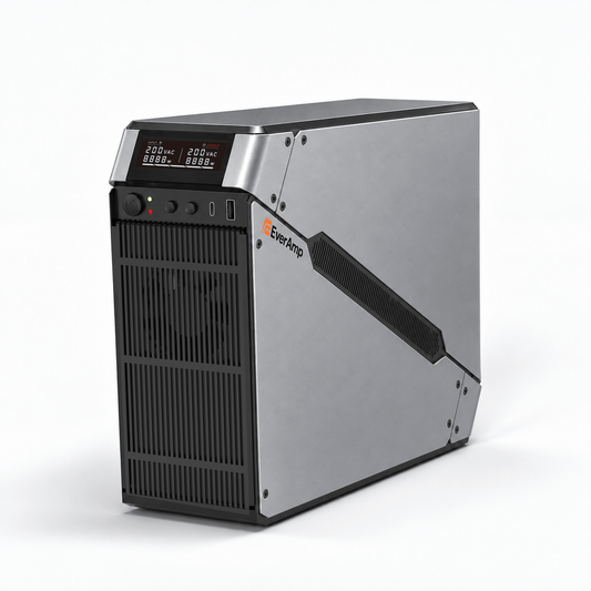 EverAmp 1500VA/1000W LiFePO₄ UPS – Metal Gray